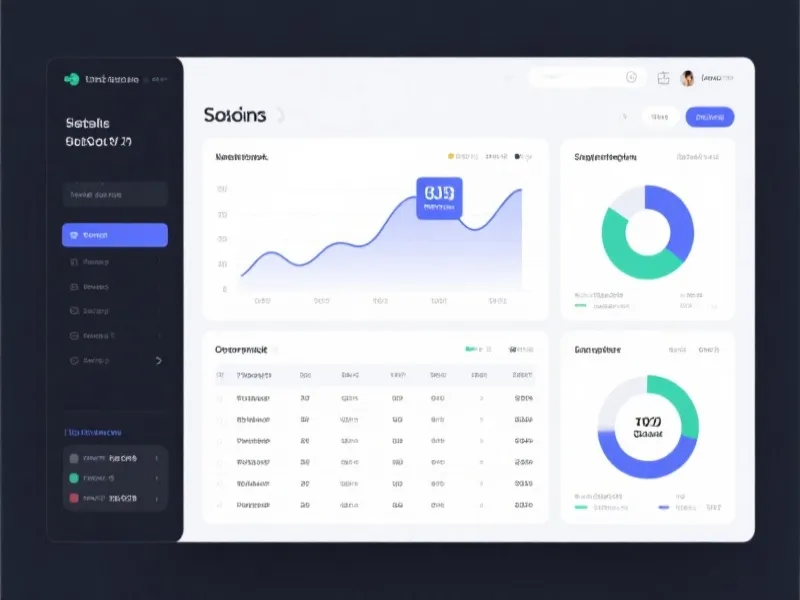 数据中心可视化分析界面